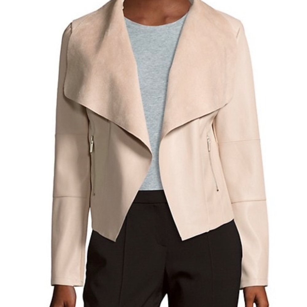 Tan leather jacket
